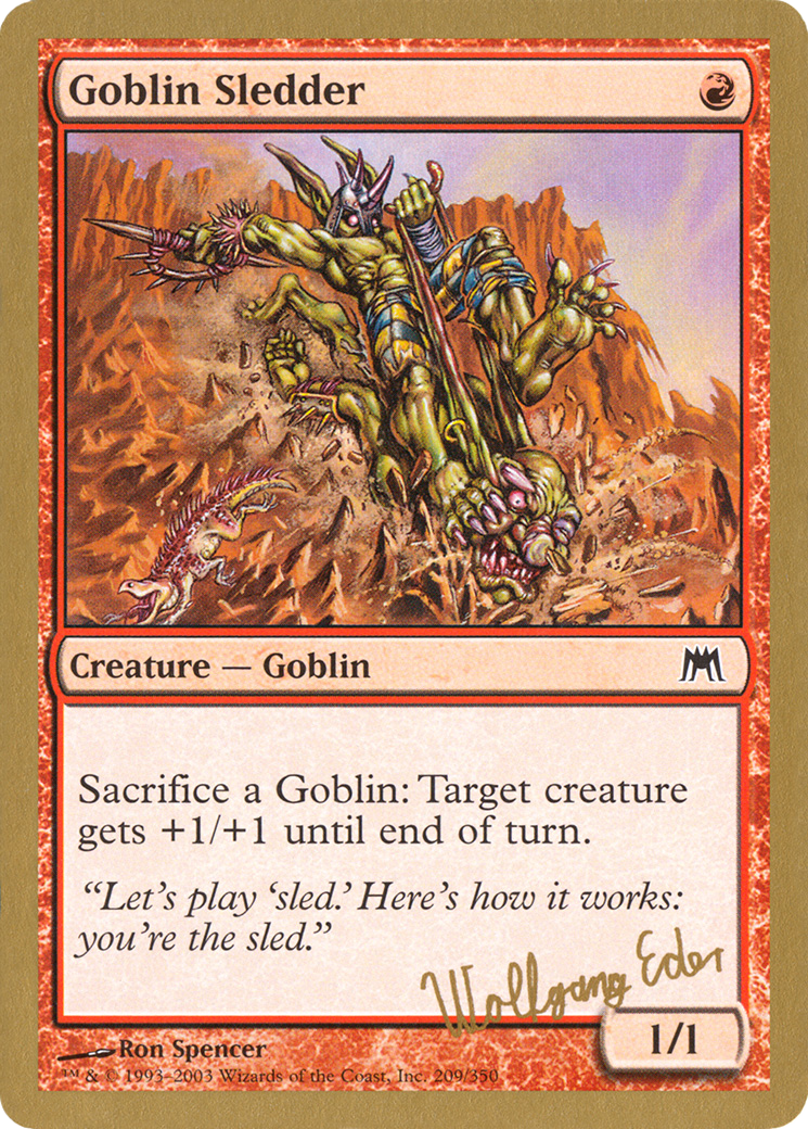Goblin Sledder (we209) - World Championship Decks 2003