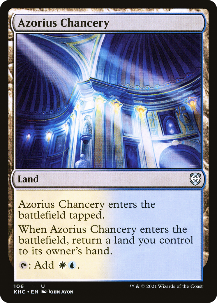 Azorius Chancery (106) - Kaldheim Commander