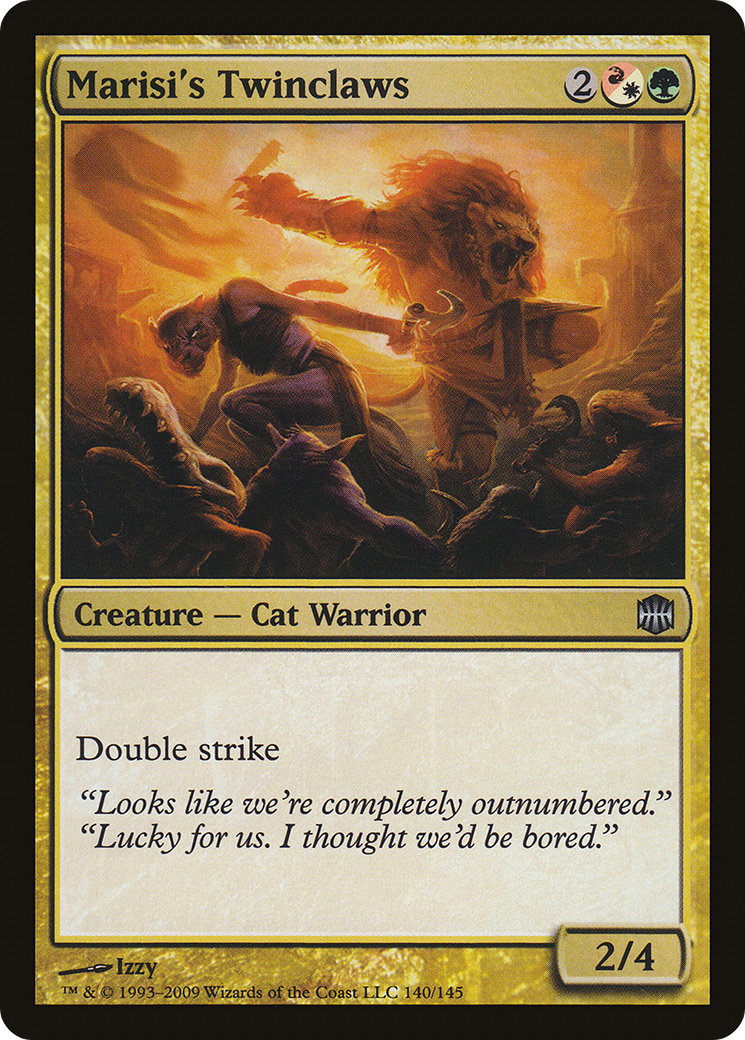 Marisi's Twinclaws (140) Foil - Alara Reborn