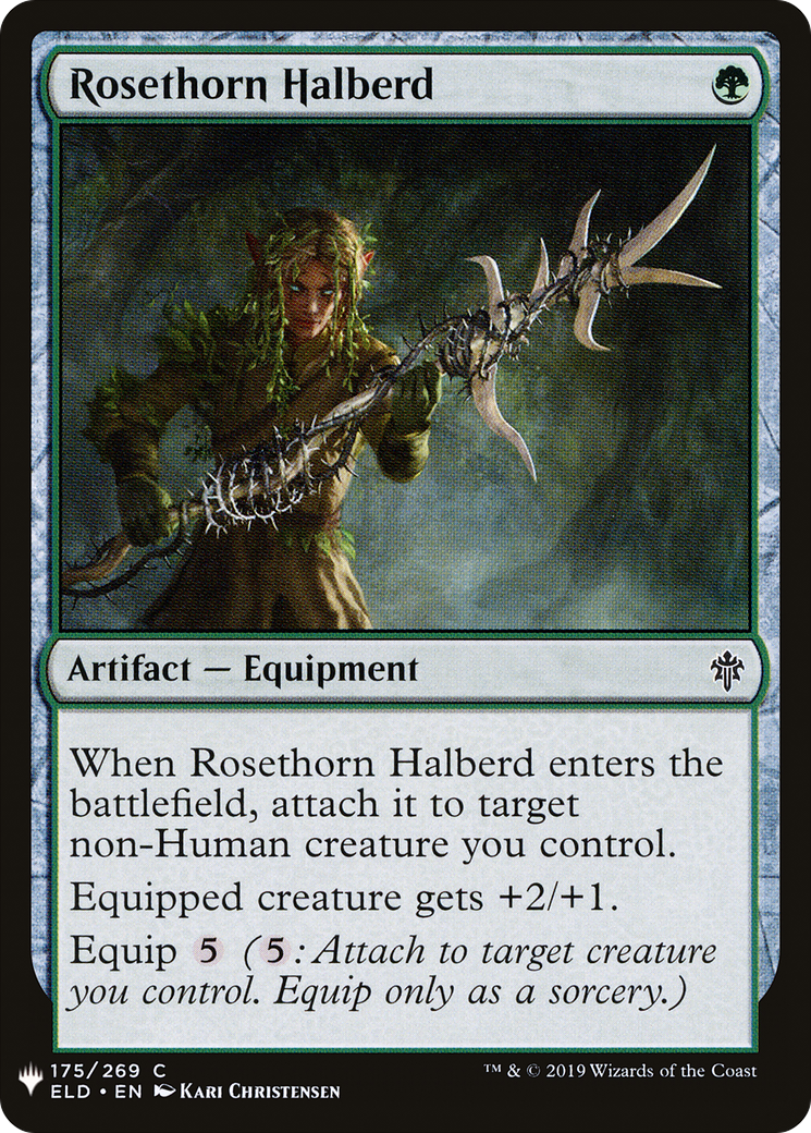 Rosethorn Halberd (ELD-175) - The List