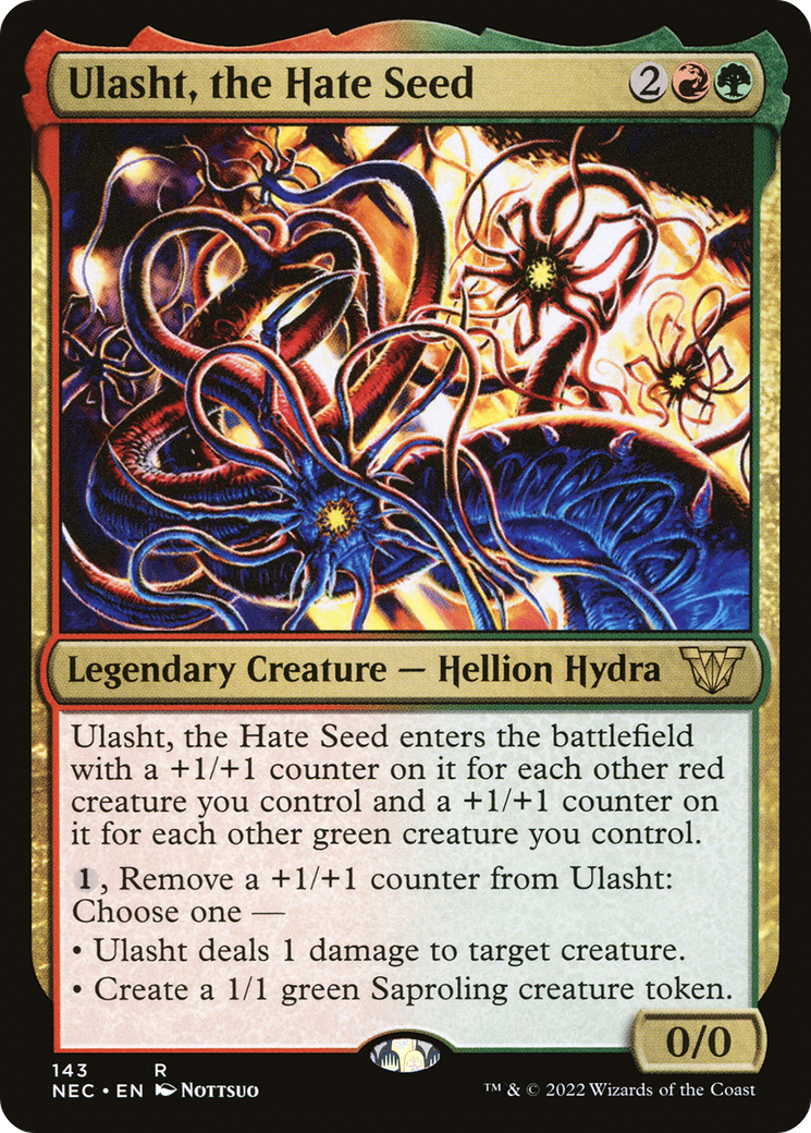 Ulasht, the Hate Seed (143) - Neon Dynasty Commander