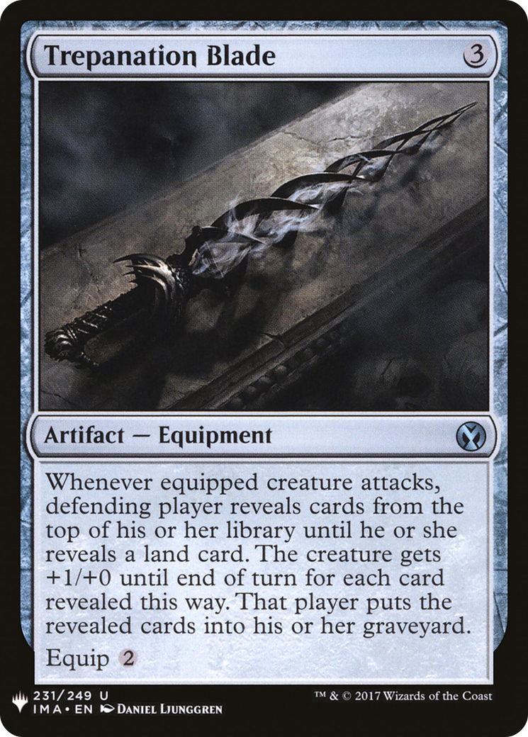 Trepanation Blade (IMA-231) - The List