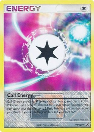 Call Energy (League Promo) (92) Reverse Holofoil - League & Championship Cards