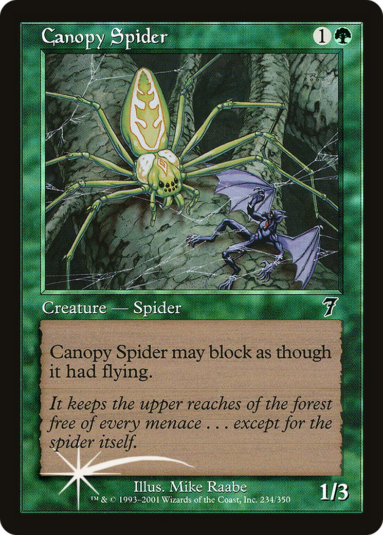 Canopy Spider (234) Foil - Seventh Edition