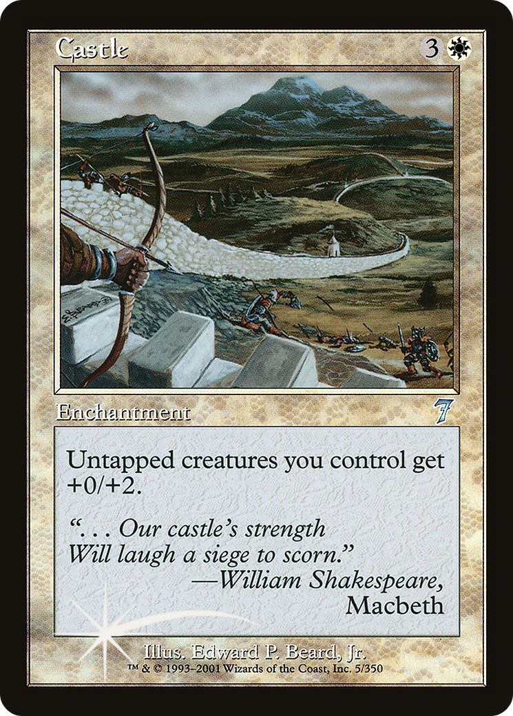 Castle (005) Foil - Seventh Edition