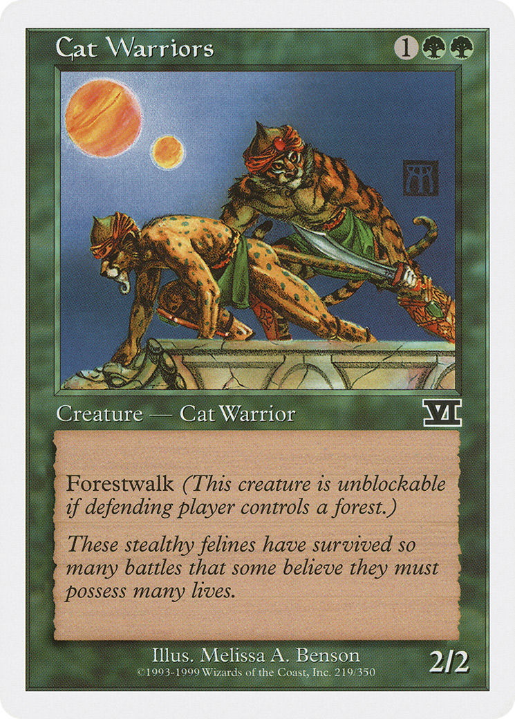 Cat Warriors (219) - Classic Sixth Edition