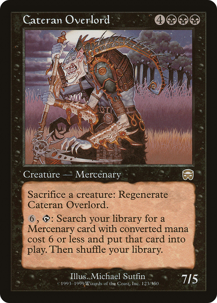 Cateran Overlord (123) Foil - Mercadian Masques