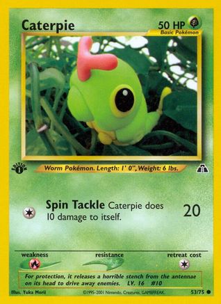 Caterpie (53) (1st Edition) - Neo Discovery