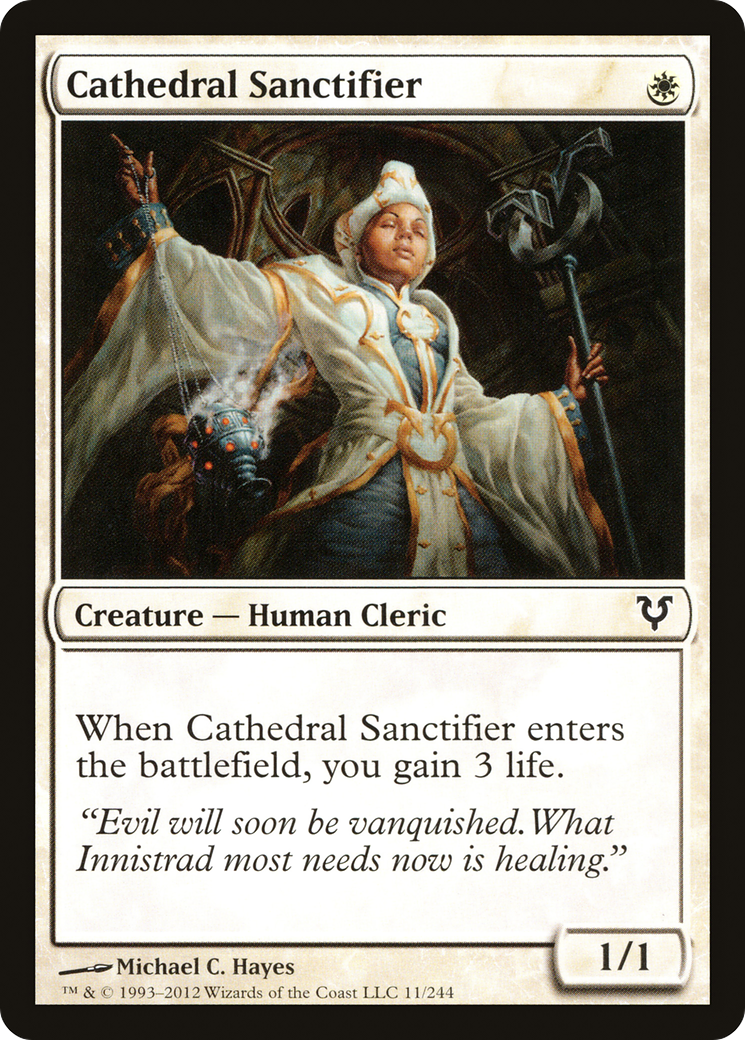Cathedral Sanctifier (011) Foil - Avacyn Restored