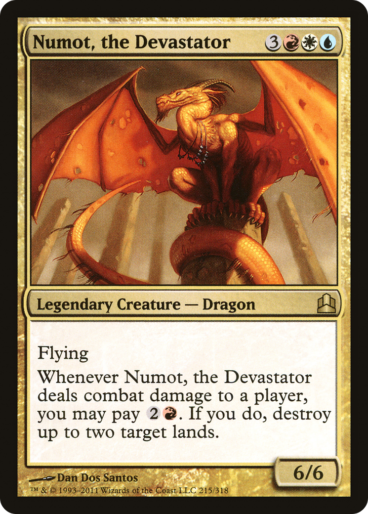 Numot, the Devastator (215) - Commander 2011