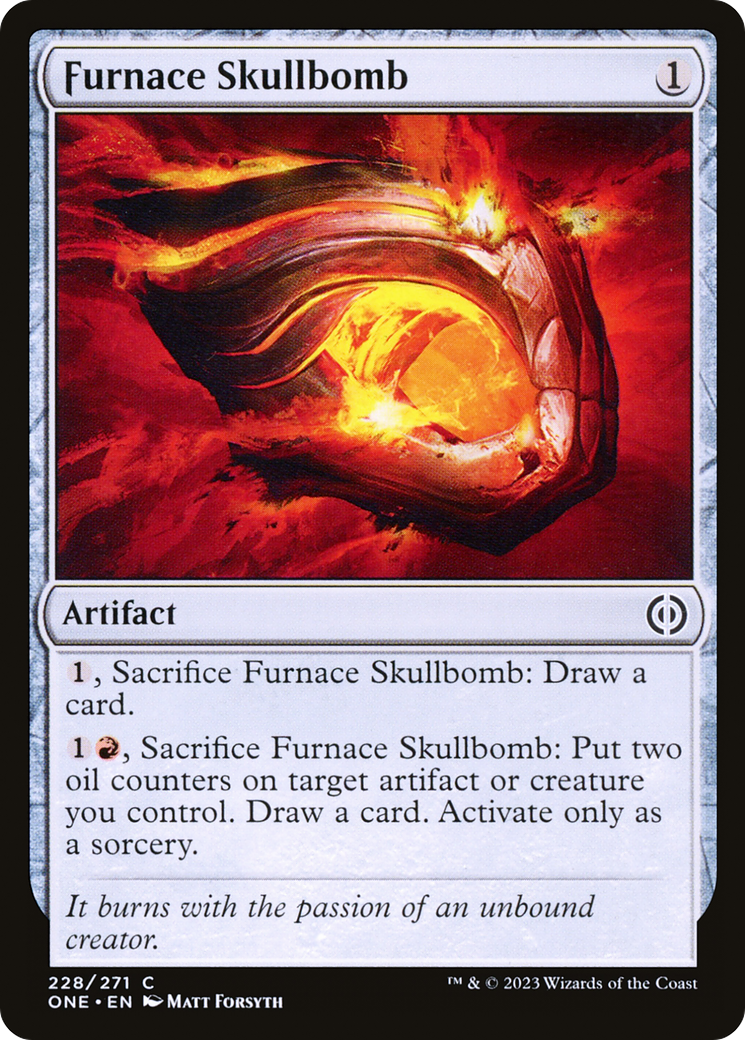 Furnace Skullbomb (228) - Phyrexia: All Will Be One