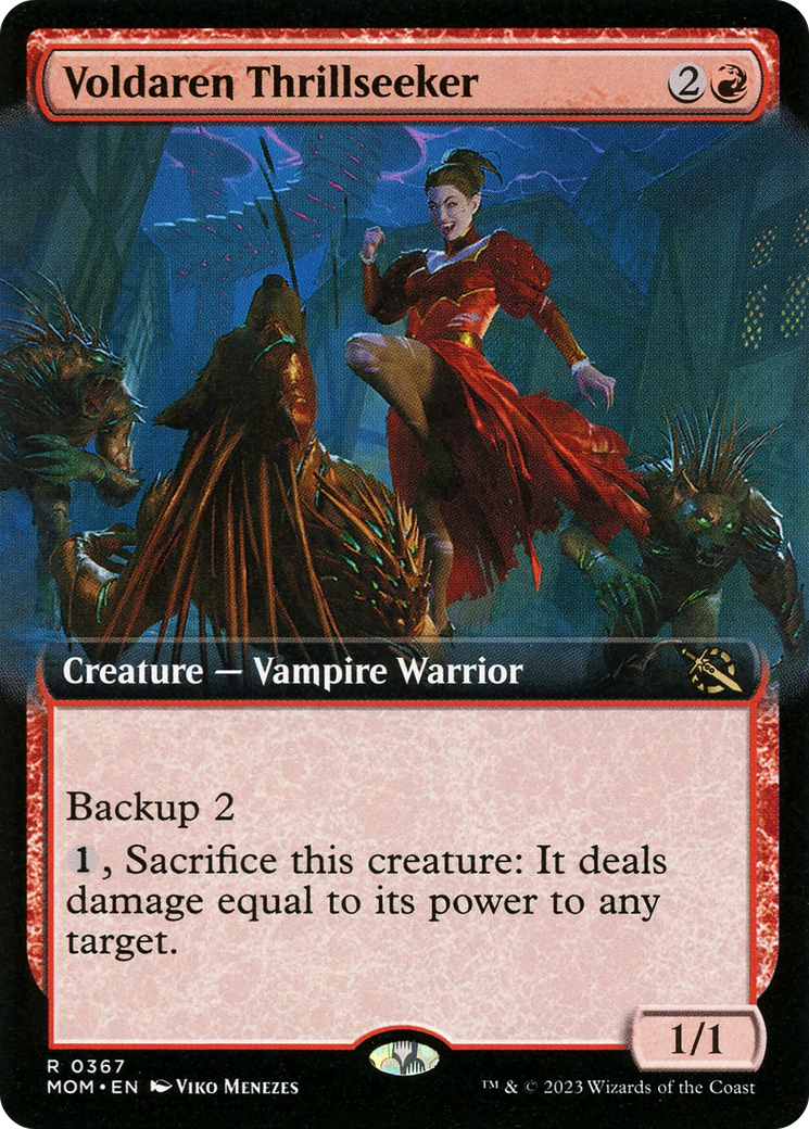 Voldaren Thrillseeker (Extended Art) (367) - March of the Machine