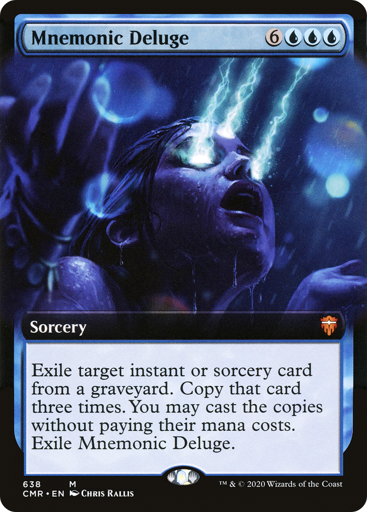 Mnemonic Deluge (Extended Art) (638) - Commander Legends