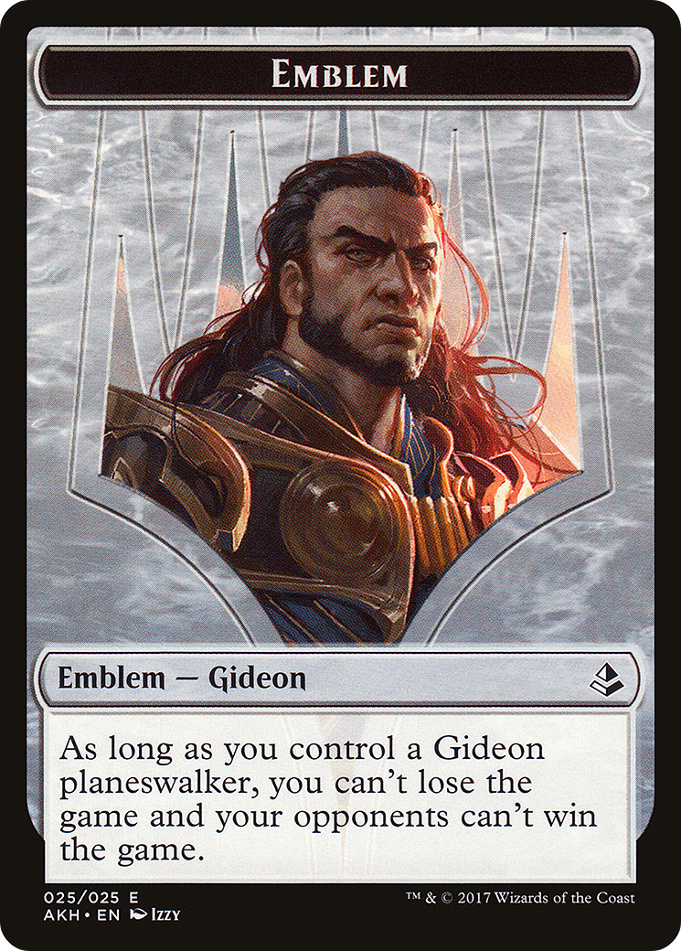 Gideon of the Trials Emblem (025) - Amonkhet Tokens