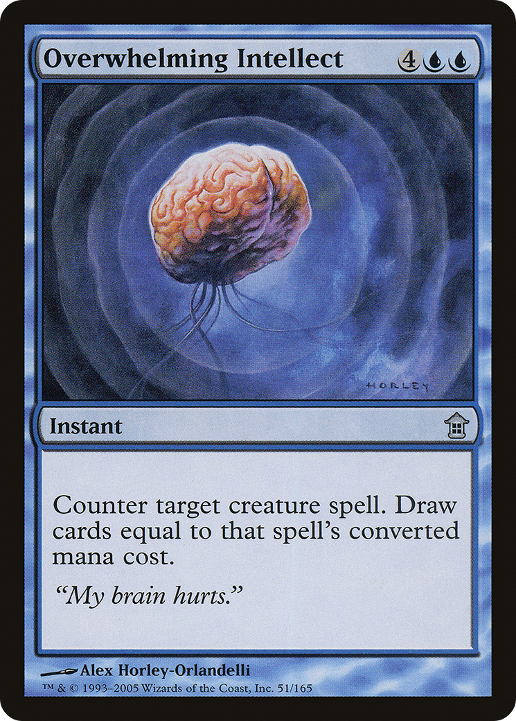 Overwhelming Intellect (051) Foil - Saviors of Kamigawa