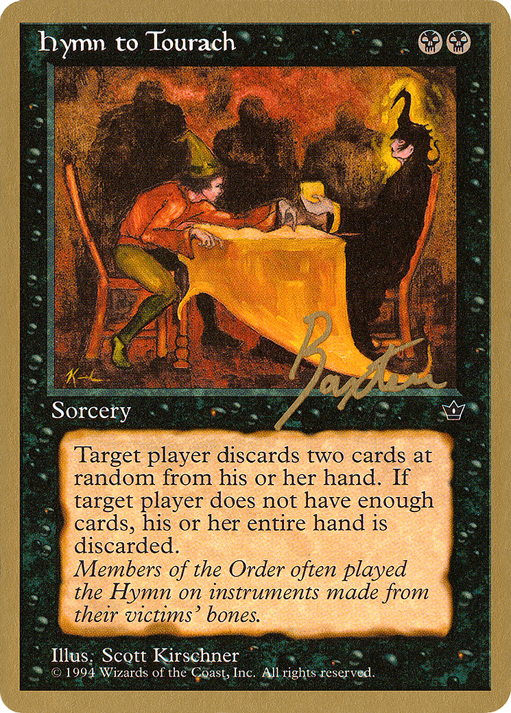 Hymn to Tourach (Table) - 1996 George Baxter (FEM) - Pro Tour Collector Set