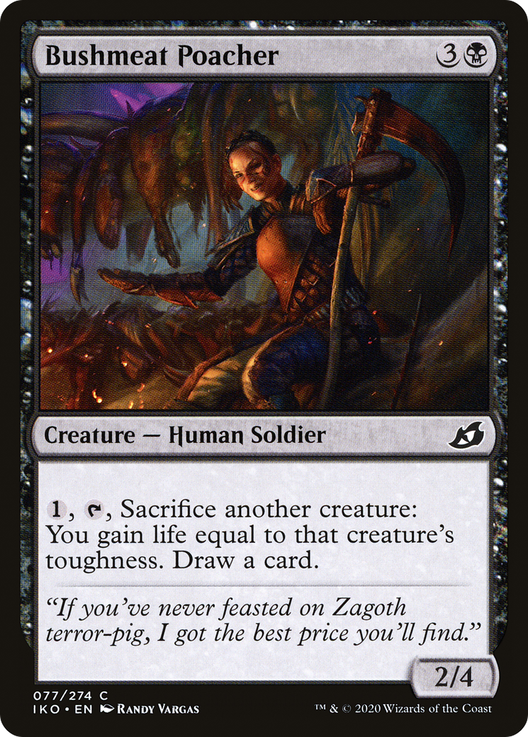 Bushmeat Poacher (077) Foil - Ikoria: Lair of Behemoths