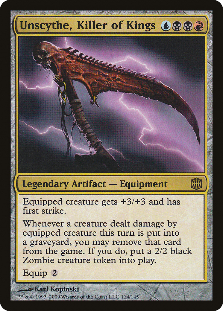 Unscythe, Killer of Kings (114) Foil - Alara Reborn