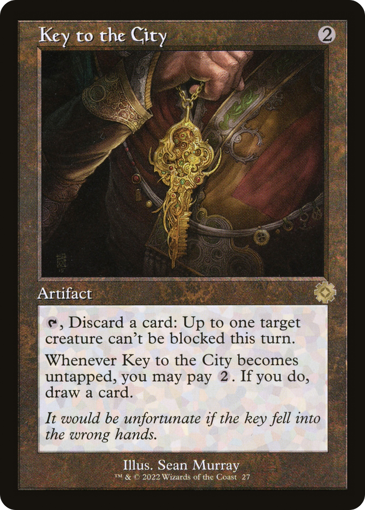 Key to the City (Retro) (027) Foil - The Brothers' War Retro Artifacts