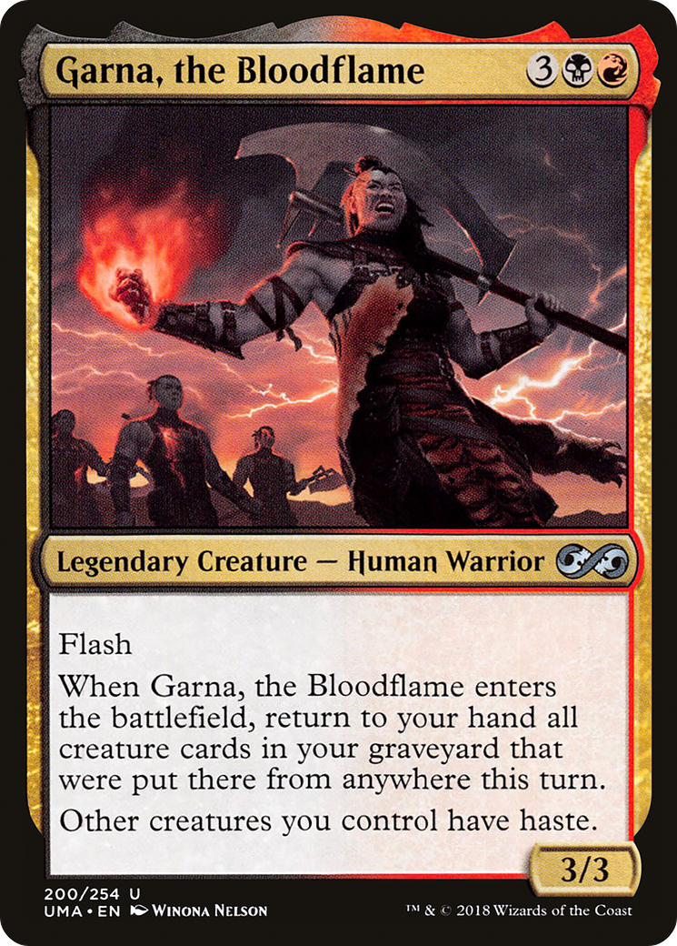 Garna, the Bloodflame (200) Foil - Ultimate Masters