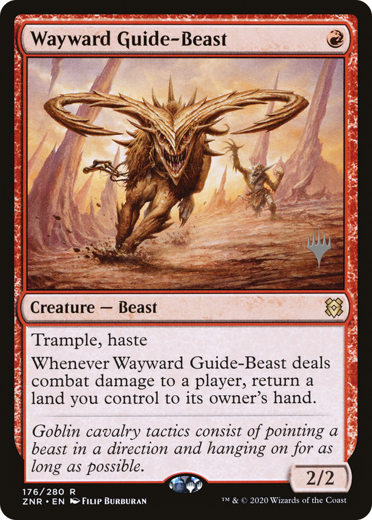 Wayward Guide-Beast (176) - Zendikar Rising Promos