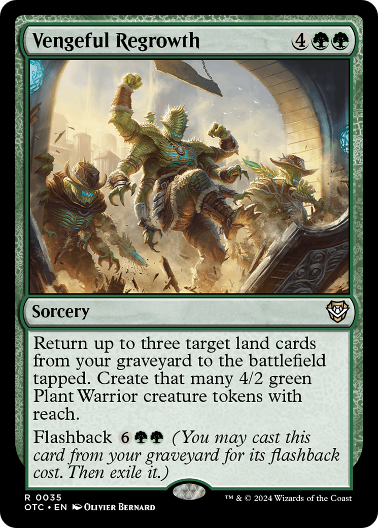 Vengeful Regrowth (035) - Outlaws of Thunder Junction Commander