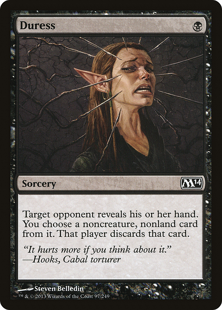 Duress (097) Foil - Magic 2014