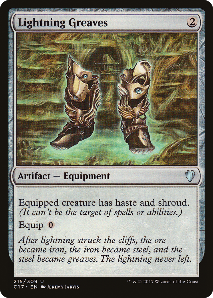 Lightning Greaves (215) - Commander 2017