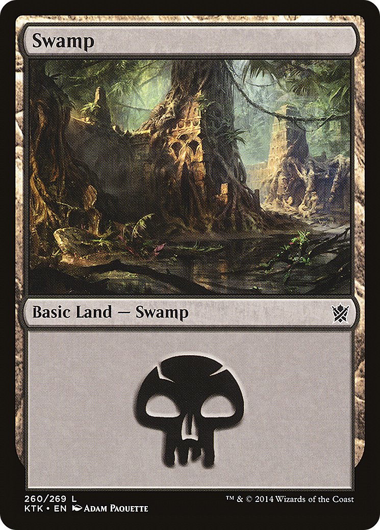Swamp (260) - Khans of Tarkir