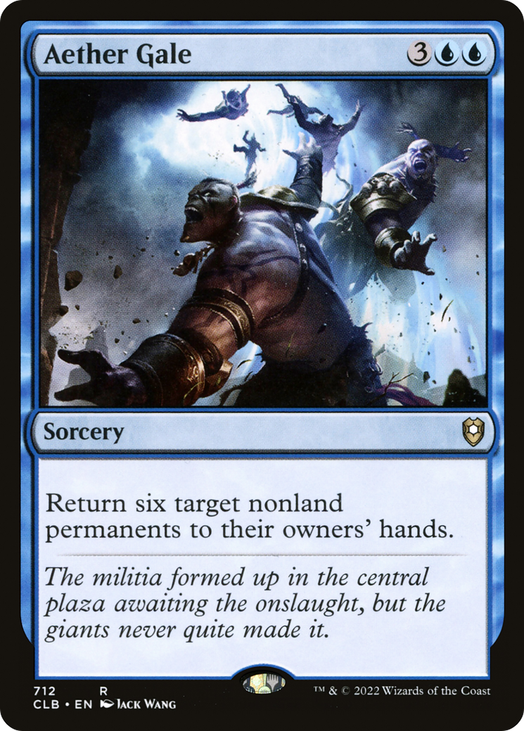 Aether Gale (712) - Commander Legends: Battle for Baldur's Gate