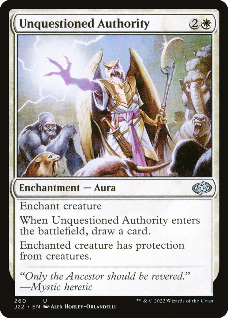 Unquestioned Authority (260) - Jumpstart 2022
