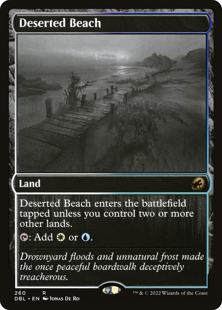 Deserted Beach (260) Foil - Innistrad: Double Feature