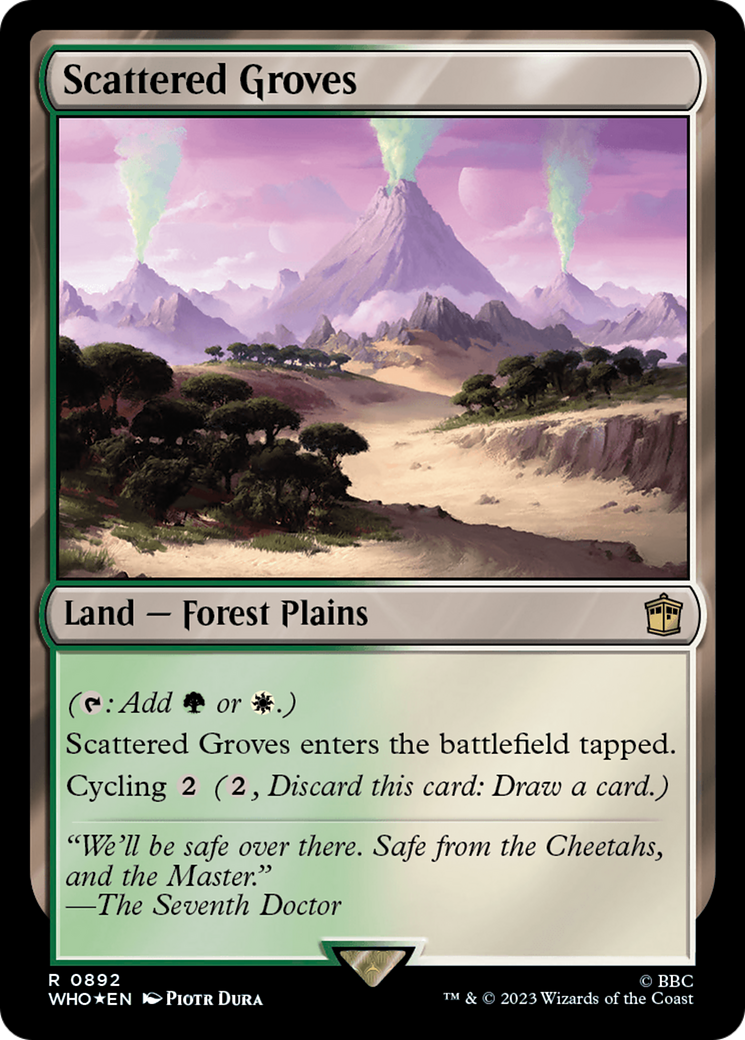Scattered Groves (892) Foil - Doctor Who