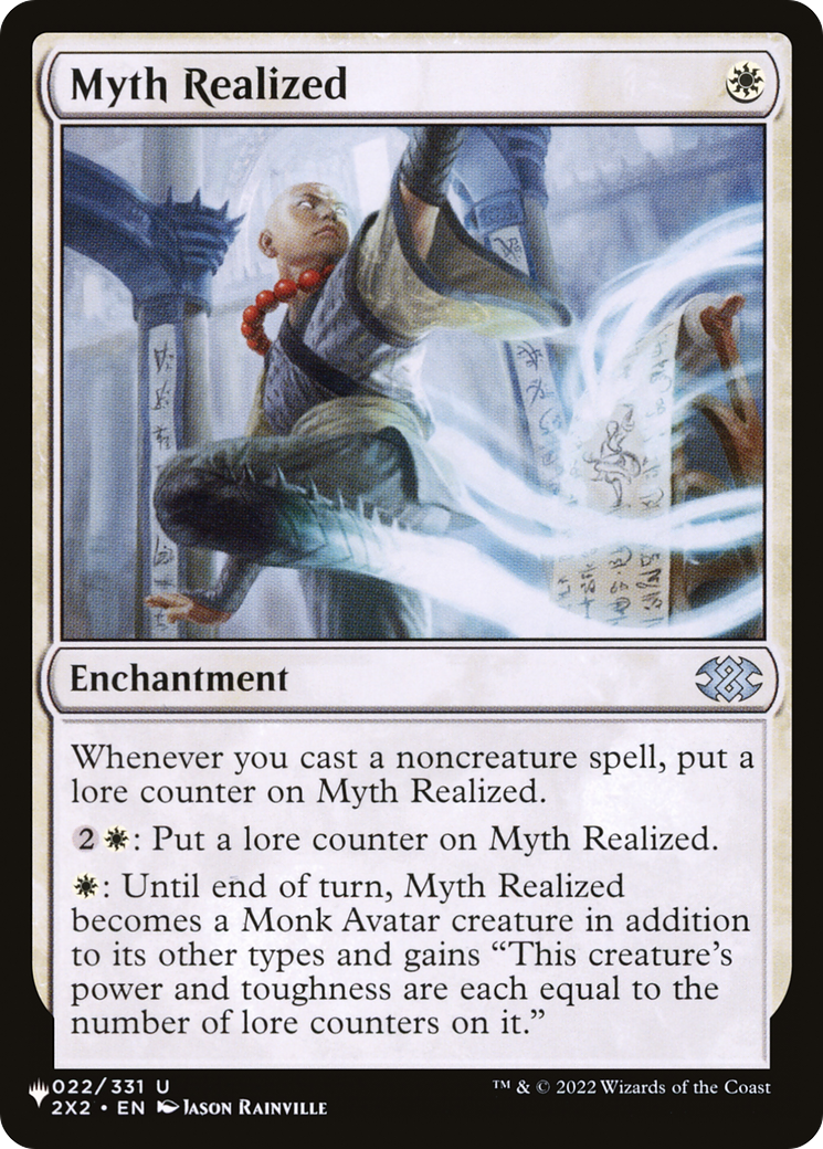 Myth Realized (2X2-22) - The List