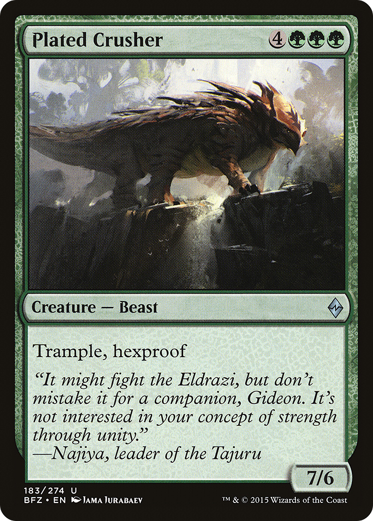 Plated Crusher (183) - Battle for Zendikar