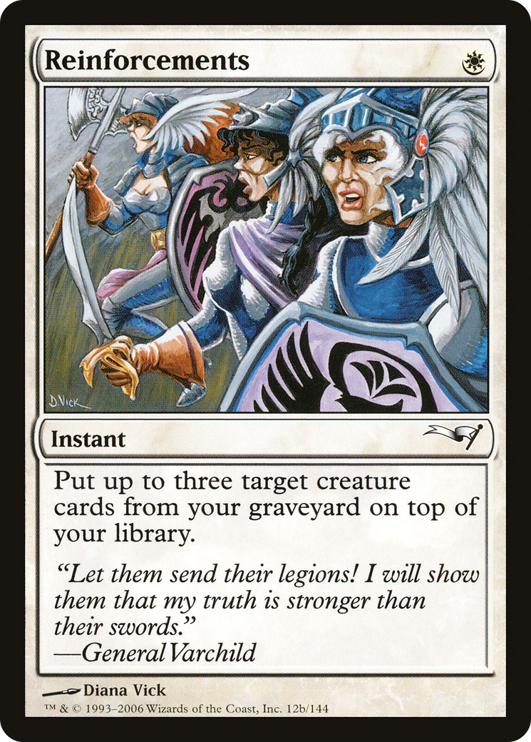 Reinforcements (Version 2) (12b) - Coldsnap Theme Decks