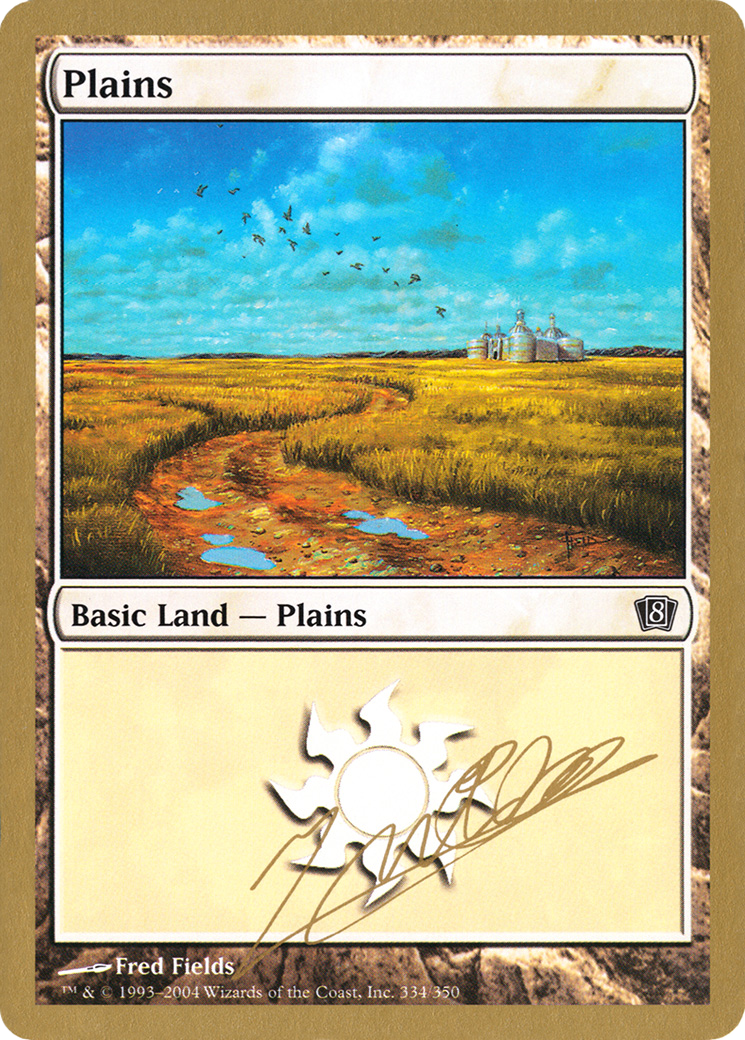 Plains (334) - 2004 Julien Nuijten (8ED) - World Championship Decks 2004