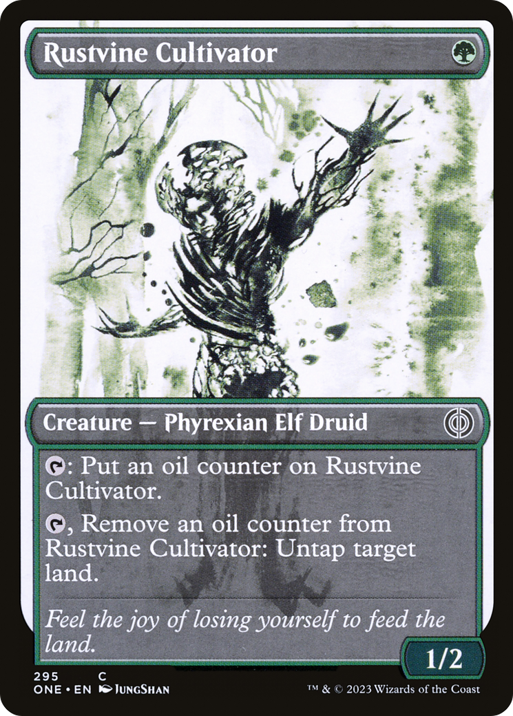 Rustvine Cultivator (Showcase) (295) Foil - Phyrexia: All Will Be One