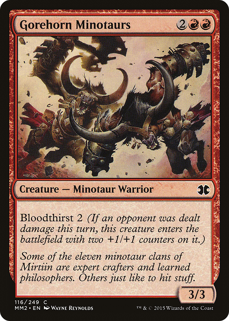 Gorehorn Minotaurs (116) - Modern Masters 2015