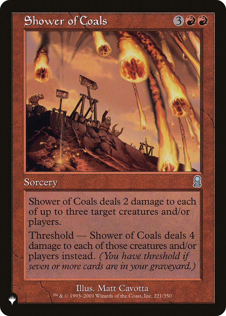 Shower of Coals (Retro) (221/350) - The List