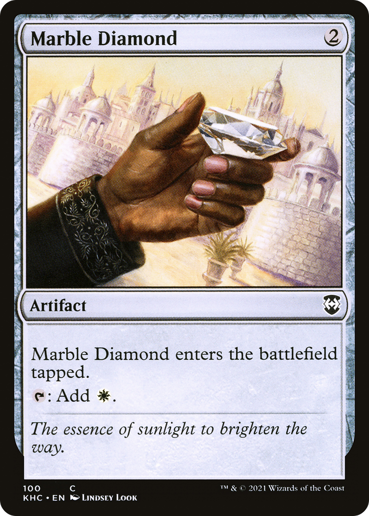 Marble Diamond (100) - Kaldheim Commander