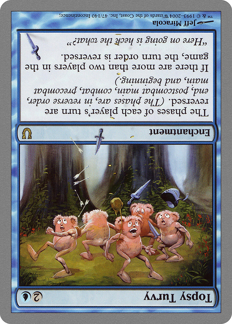Topsy Turvy (047) Foil - Unhinged