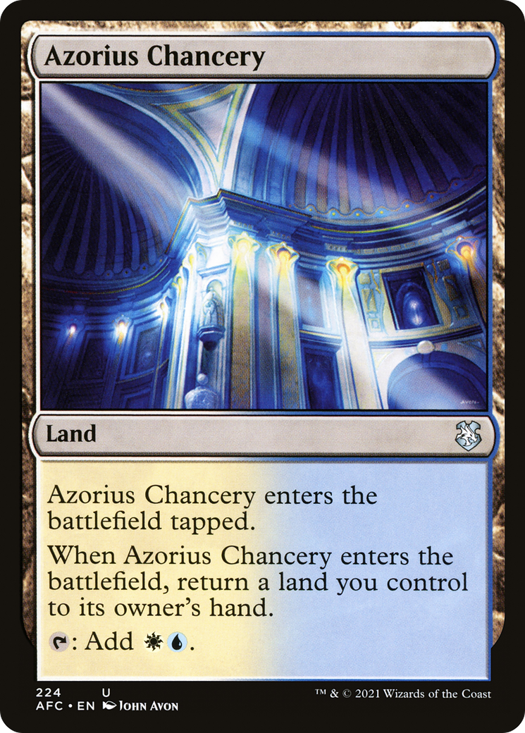 Azorius Chancery (224) - Forgotten Realms Commander