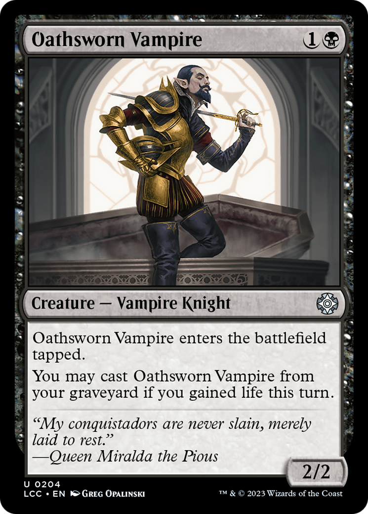 Oathsworn Vampire (204) - The Lost Caverns of Ixalan Commander