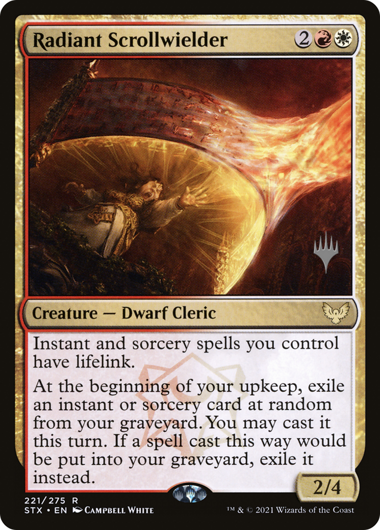 Radiant Scrollwielder (221) - Strixhaven: School of Mages Promos