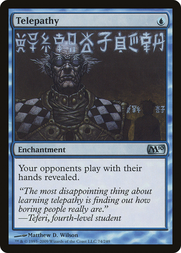 Telepathy (074) Foil - Magic 2010