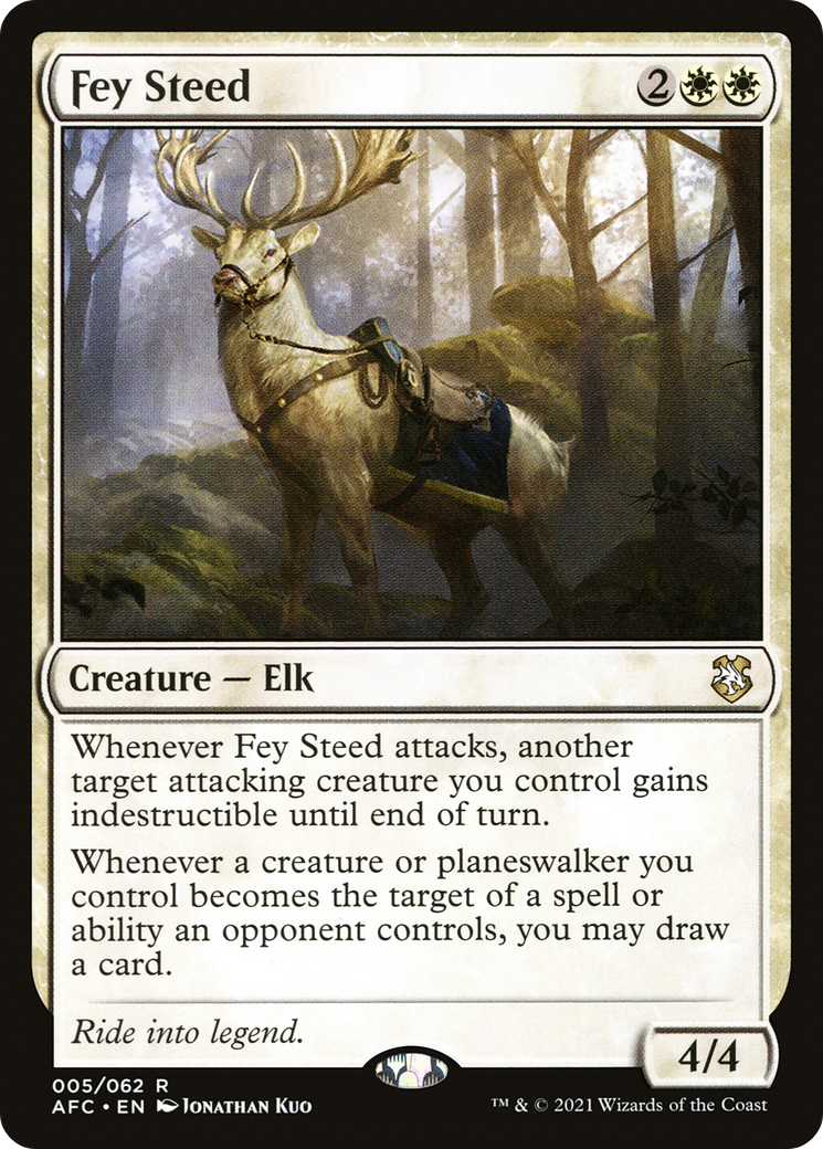 Fey Steed (005) - Forgotten Realms Commander