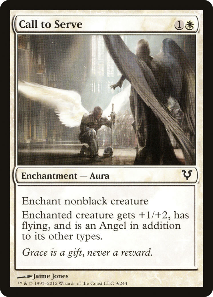 Call to Serve (009) Foil - Avacyn Restored