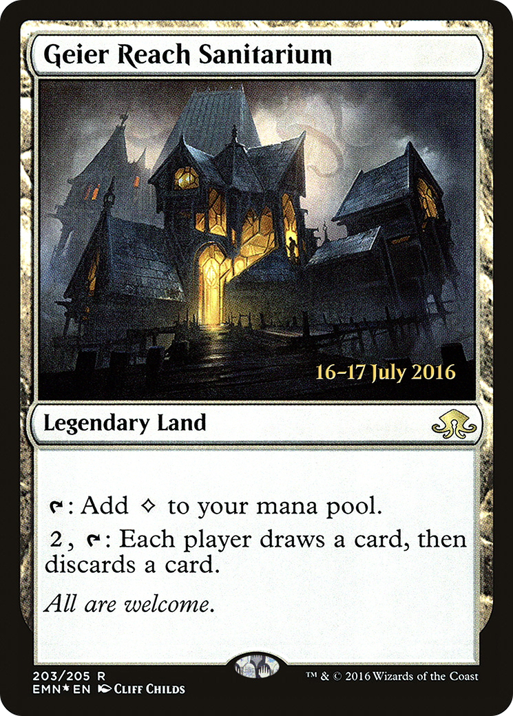 Geier Reach Sanitarium (203s) Foil - Eldritch Moon Promos