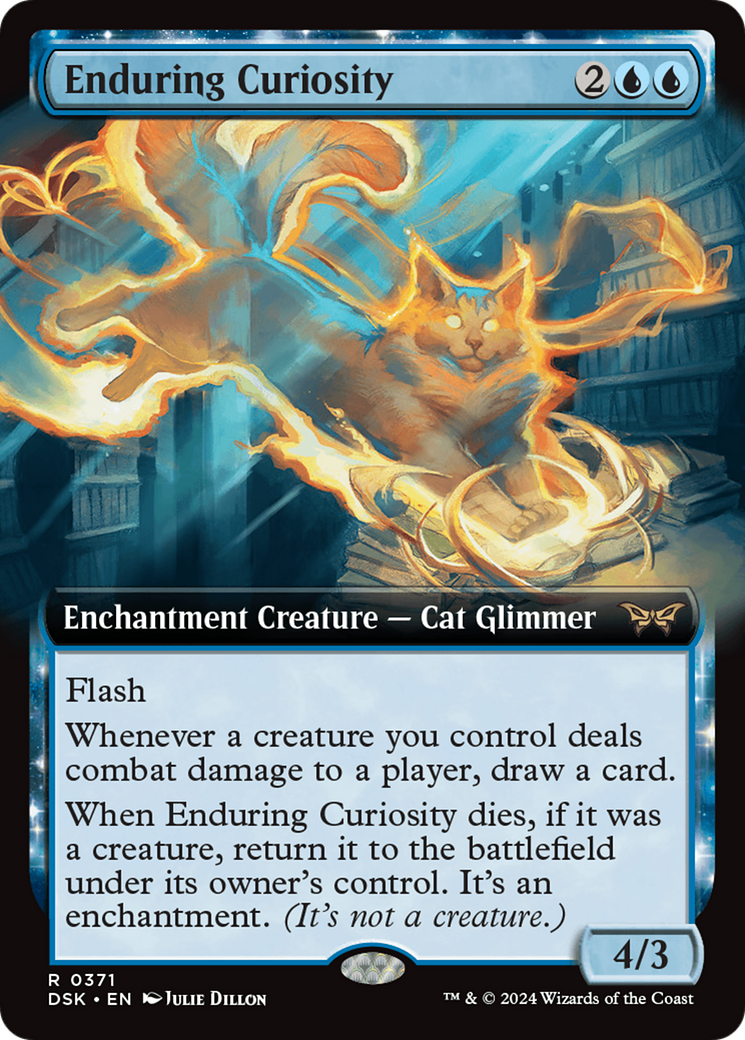 Enduring Curiosity (Extended Art) (371) - Duskmourn: House of Horror